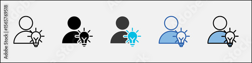 Competence Icon Pack Multistyle Illustration