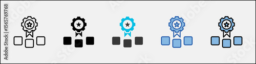 Expertise Area Icon Pack Multistyle Illustration