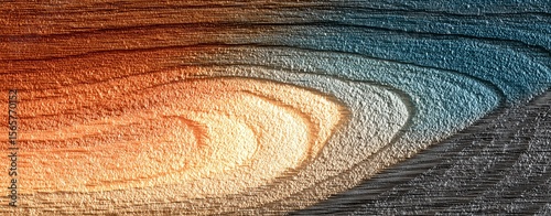 Warm-to-Cool Grain Pattern Representing Trust, Legacy, and Family Care in a Subtle Organic Design
