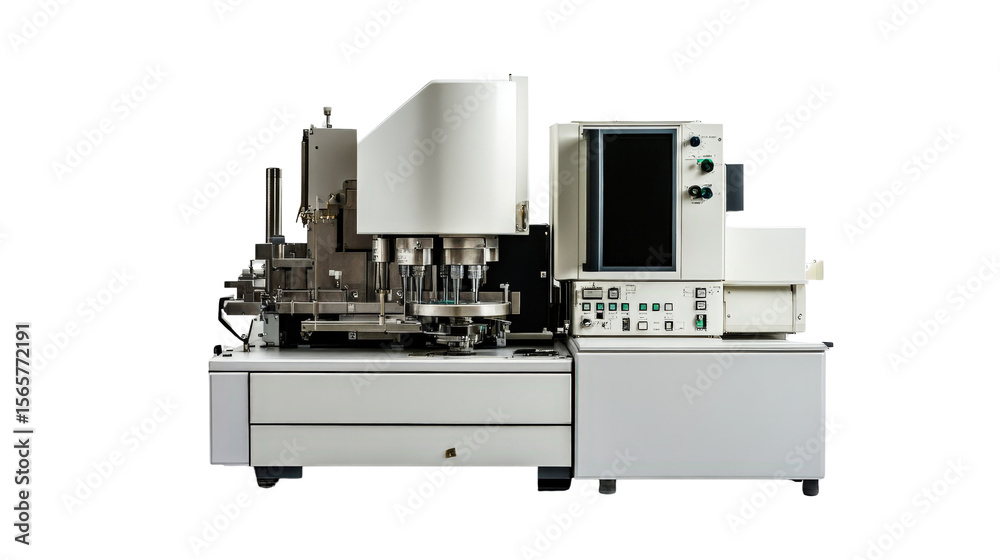 Fototapeta premium Atomic absorption spectrometer Transparent background, PNG file