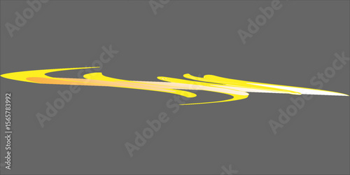 An abstract gold stroke design on a dark blue background, evoking a sense of luxury, energy, and modern elegance.