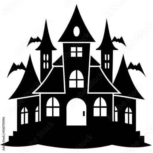 Wallpaper Mural haunted castle Torontodigital.ca