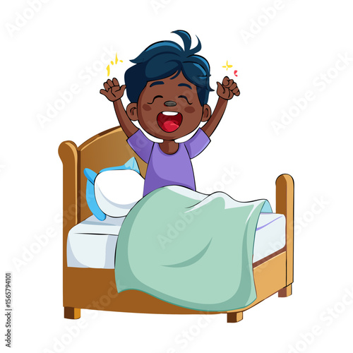  child in bed