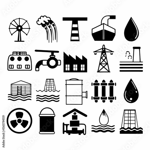 icon representing water