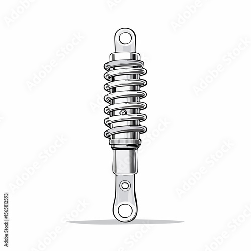 Microphone isolated on white background with metallic and electric equipment elements