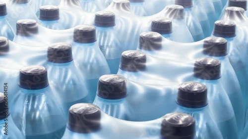 Water Bottles Plastic Packaging Wholesale Store Warehouse Retail Distribution Supply Chain