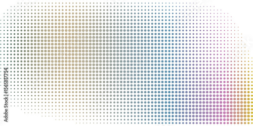 Gradient Dotted Abstract Background with Circular Pattern and Subtle Colors
