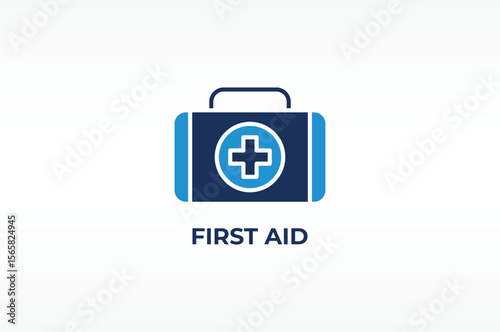 FIRST AID vector, icon or logo sign isolated symbol illustration