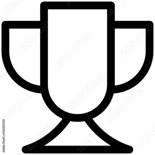trophy icon for user interface, user experience, website, application, printing, document, poster design, etc