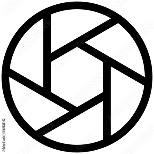 diaphragm icon for user interface, user experience, website, application, printing, document, poster design, etc