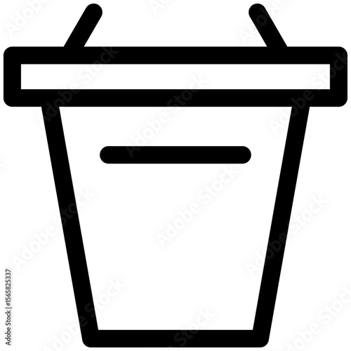 tribune icon for user interface, user experience, website, application, printing, document, poster design, etc