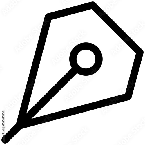 pen tool icon for user interface, user experience, website, application, printing, document, poster design, etc