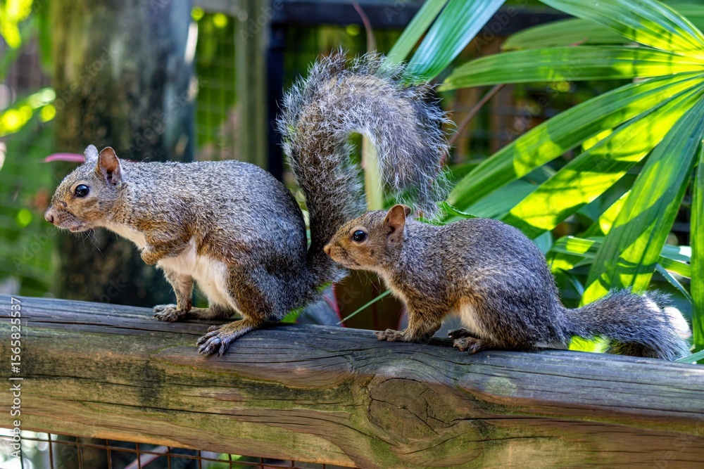 Fototapeta premium squirrel in the park
