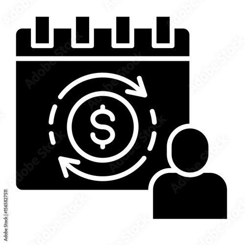 Leave Encashment  Icon Element For Design