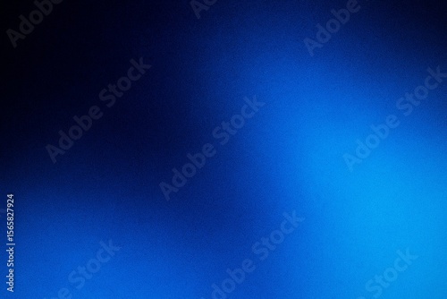 Abstract Blue Gradient Texture Dark to Bright Subtle Grain Smooth Transition Digital Background