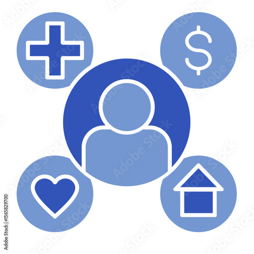 Employee Benefits  Icon Element For Design