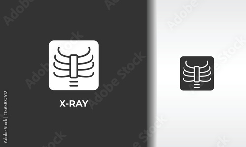 X Ray Vector, Icon Or Logo Sign Isolated Symbol Illustration