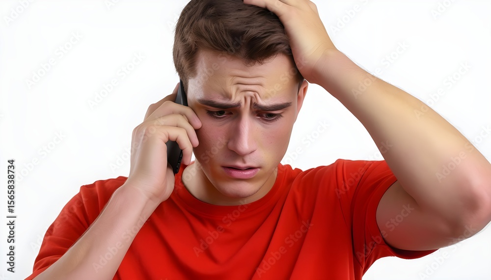gesture of confused and stress gesture of confused and stress