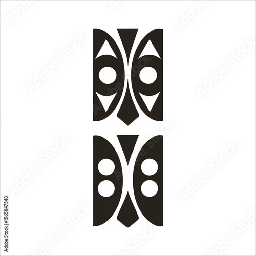 vector illustration of an abstract floral design