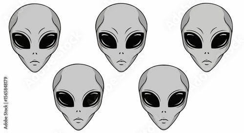 Set of aliens