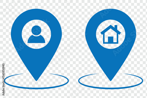 Location pin icon set. Map navigation line style symbol. Gps location sign. mark location, location pin icon, position symbol, vector set. eps 10