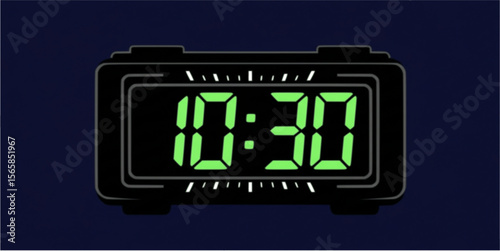 Digital clock displaying the time 01:30.