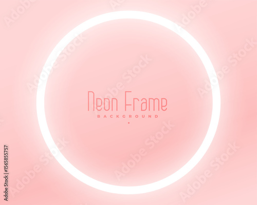 white LED light beam frame with luminous effect