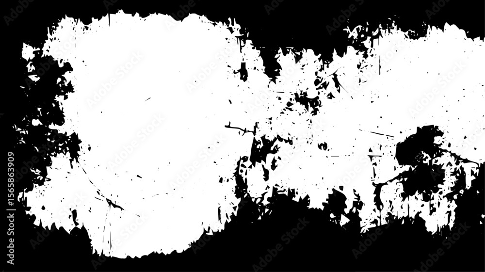 Fototapeta premium Grunge Texture with Cracked Surface and Chipped Edges for Abstract Backgrounds and Overlays