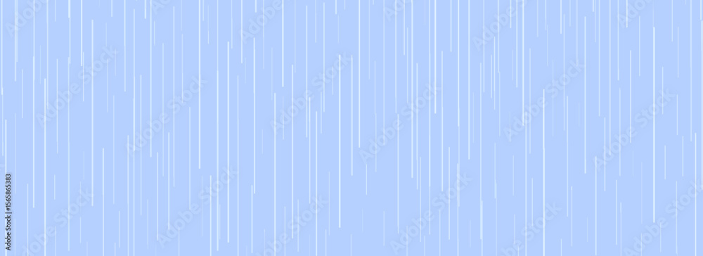 Obraz premium Falling rain seamless pattern. Repeating pouring rain texture. Repeated water drops background. Vertical downpour wallpaper. Sleet, hail or snow precipitation concept. Bad rainy weather. Vector