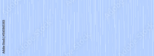 Falling rain seamless pattern. Repeating pouring rain texture. Repeated water drops background. Vertical downpour wallpaper. Sleet, hail or snow precipitation concept. Bad rainy weather. Vector