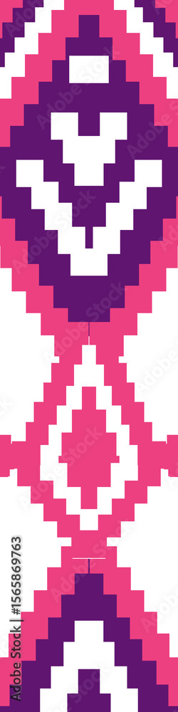 Fototapeta premium pattern batik flower damask ethnic boho ikat texture tribal geometric background