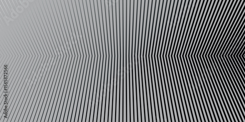 Black and white vector 3d futuristic tech glow and shinning line simple modern abstract banner. Vector