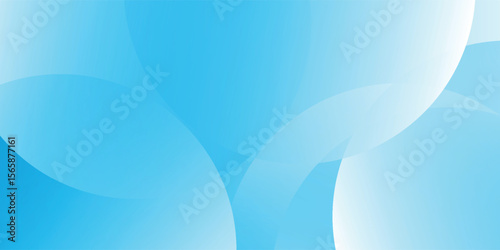 Minimalist banner background blue gradations abstract memphis circle shape. modern design futuristic vector eps10