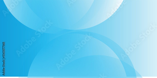 Minimalist banner background blue gradations abstract memphis circle shape. modern design futuristic vector eps10