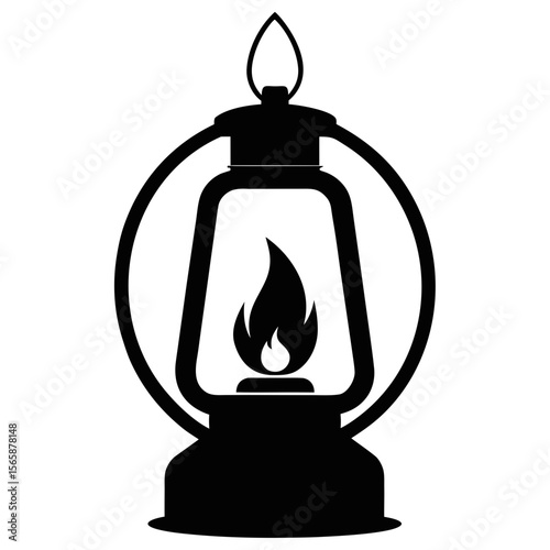 old oil lamp