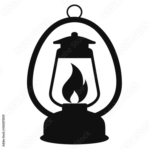 old oil lamp