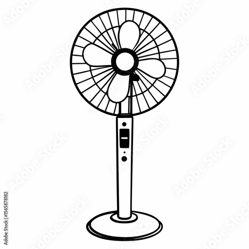 vintage style fan