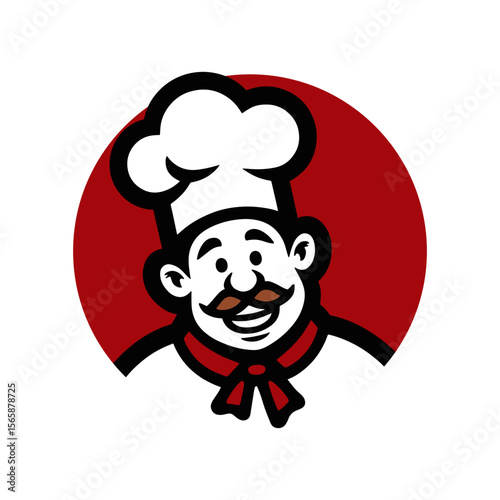 Chef restaurant logo design