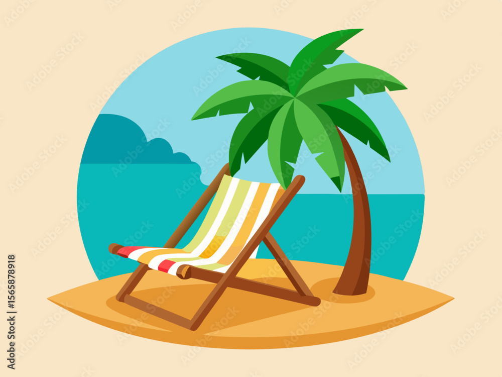 Fototapeta premium palm tree illustration