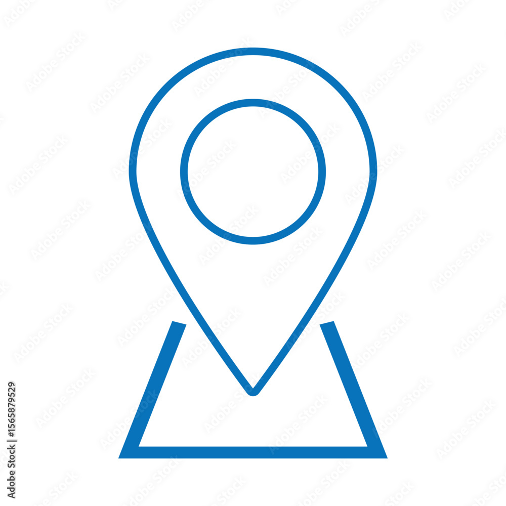Pin location icon for map and navigation. location vector icon. eps 10. Pin location icon for map and navigation. location vector icon. eps 10.