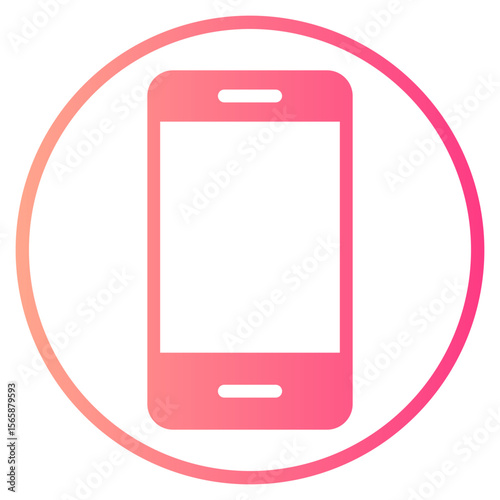 smartphone gradient icon