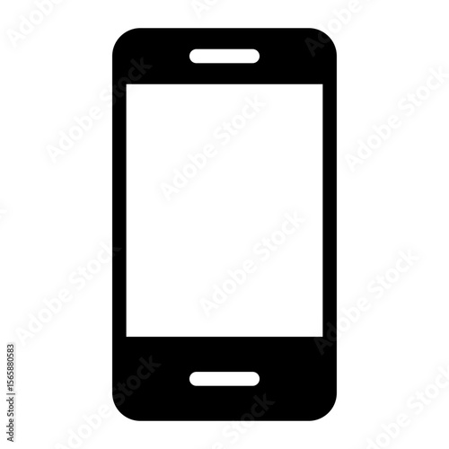 smartphone glyph icon