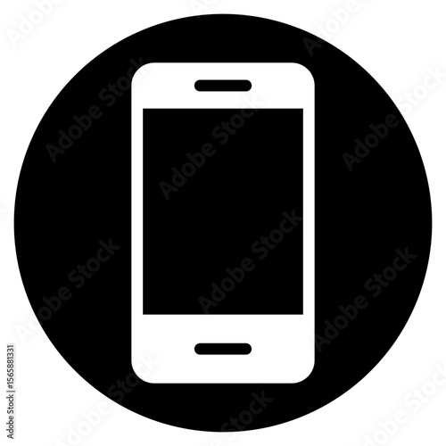 smartphone glyph icon