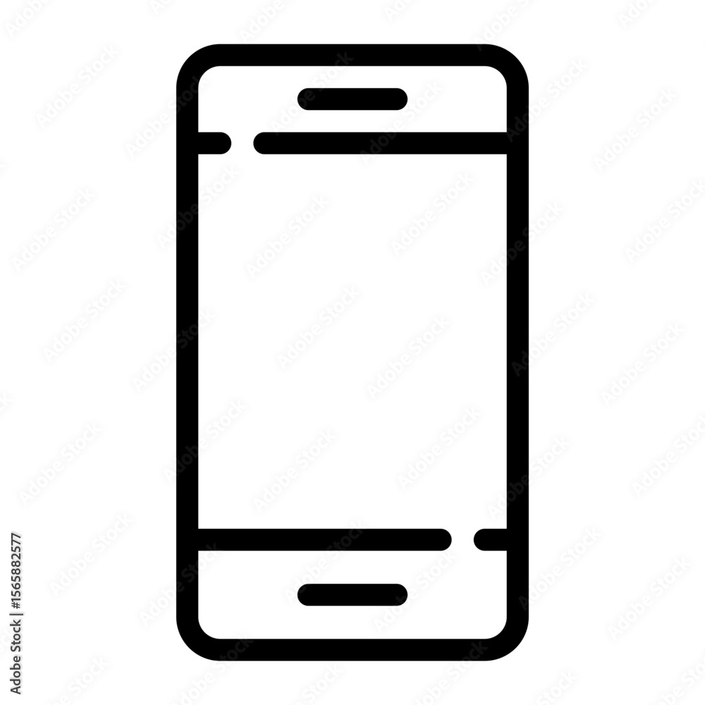 smartphone line icon