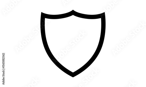 Collection of shield silhouettes vector