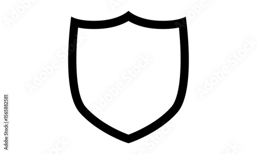 Collection of shield silhouettes vector
