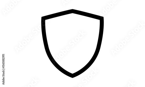 Collection of shield silhouettes vector