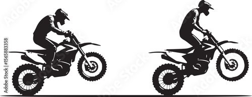 motocross rider silhouette, bike, motorcycle, motocross, motorbike, sport, motor, extreme, race, jump, rider, helmet, cross, stunt, speed, dirt, biker, moto, cycle, bicycle, competition, vector, racer