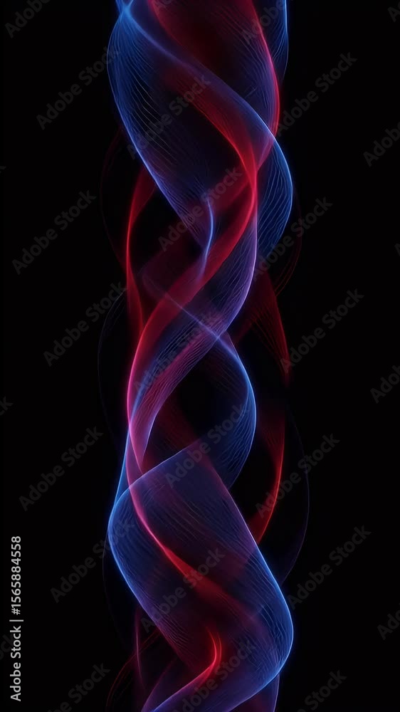 Abstract Background Red Blue Motion Particles Glowing Dynamic Abstract Background Red Blue Motion Particles Glowing Dynamic