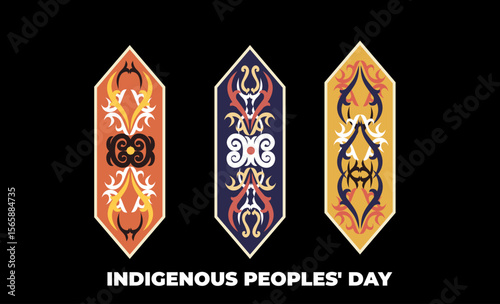 International day of world indigenous peoples day flyer